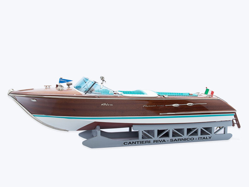 Lot 245 - A Large-Scale Riva 'Aquarama' Wooden Model