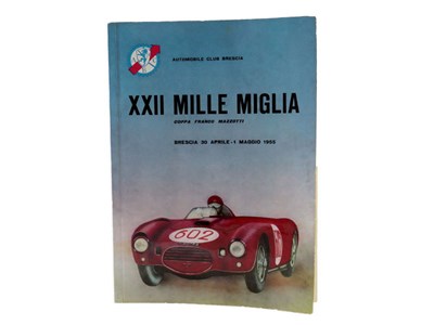 Lot 13 - Mille Miglia Souvenir Programme, 1955