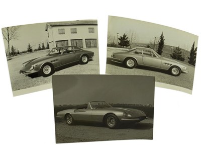 Lot 363 - Three Ferrari 365 Press Photographs