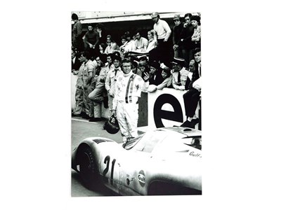 Lot 348 - 'Steve McQueen at Le Mans' Wall Sign