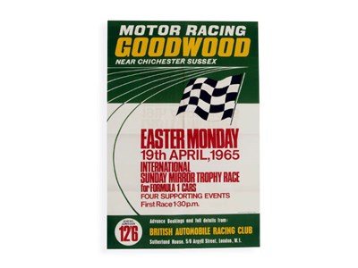 Lot 379 - Goodwood Motor Circuit Original Poster