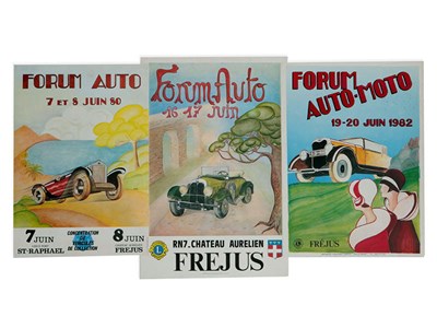 Lot 404 - Forum Auto Moto, Frejus, Original Posters