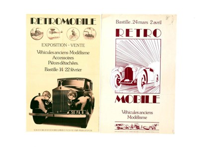 Lot 352 - Two Retromobile Event Posters