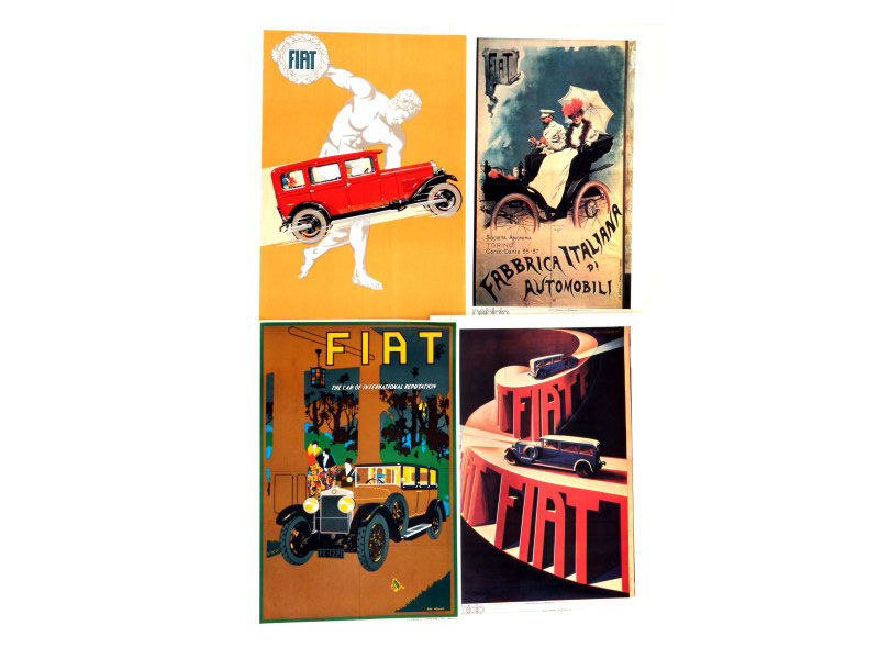 Lot 422 - Four Fiat Posters