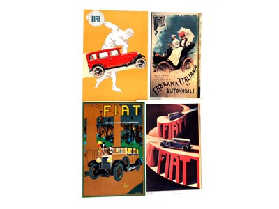 Lot 422 - Four Fiat Posters