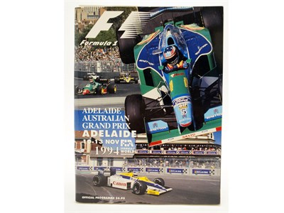 Lot 431 - Signed 1994 Australian Grand Prix Programme