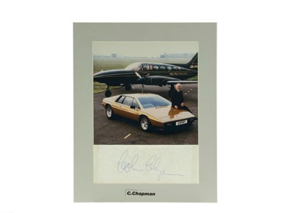 Lot 390 - Colin Chapman Autograph