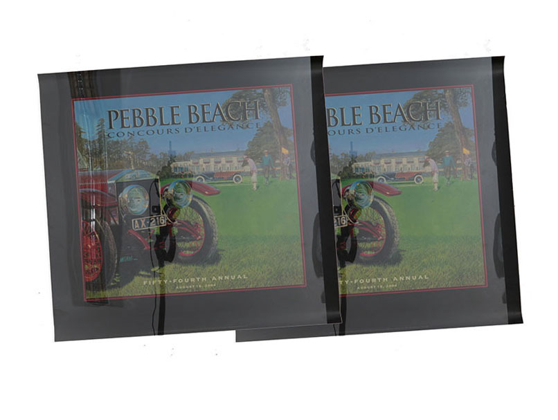 Lot 458 - Two Pebble Beach Concours Posters