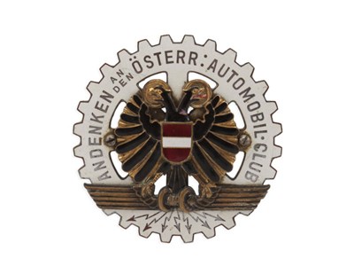 Lot 461 - 'Andenken An Den Osten Automobil Club' Member's Badge