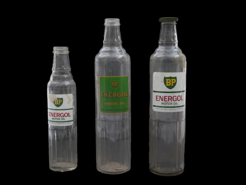 Lot 471 - Three BP Oil Bottles