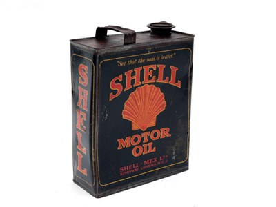 Lot 1 - A Shell Motor Oil Can