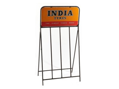 Lot 135 - A Large India Tyres Display Stand