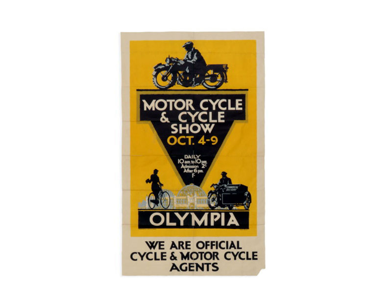 Lot 46 - 'Olympia Motorcycle and Cycle Show' Advertising Poster