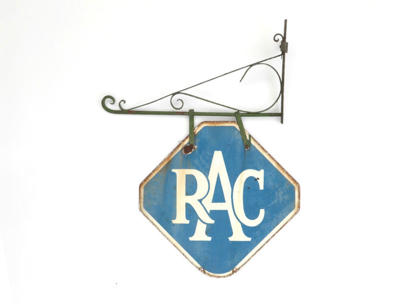 Lot 391 - An RAC Enamel Sign