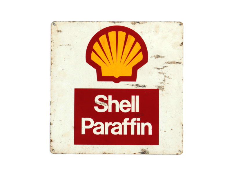 Lot 22 - A Shell Paraffin Advertising Sign