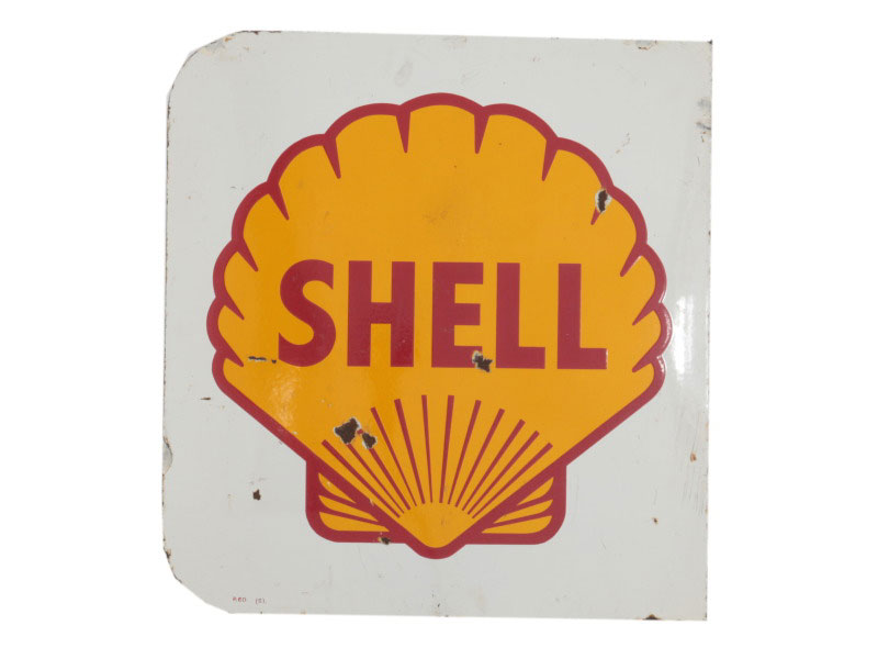 Lot 67 - A Shell Petrol Enamel Sign