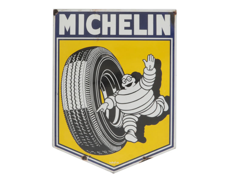 Lot 4 - A Michelin Tyres Enamel Sign
