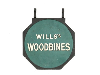 Lot 514 - A Wills's Woodbines Advertising Sign