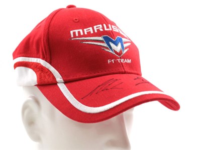 Lot 519 - A Signed Marussia F1 Baseball Cap