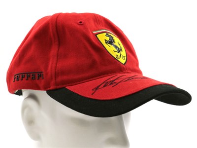 Lot 521 - A Signed Ferrari Baseball Cap