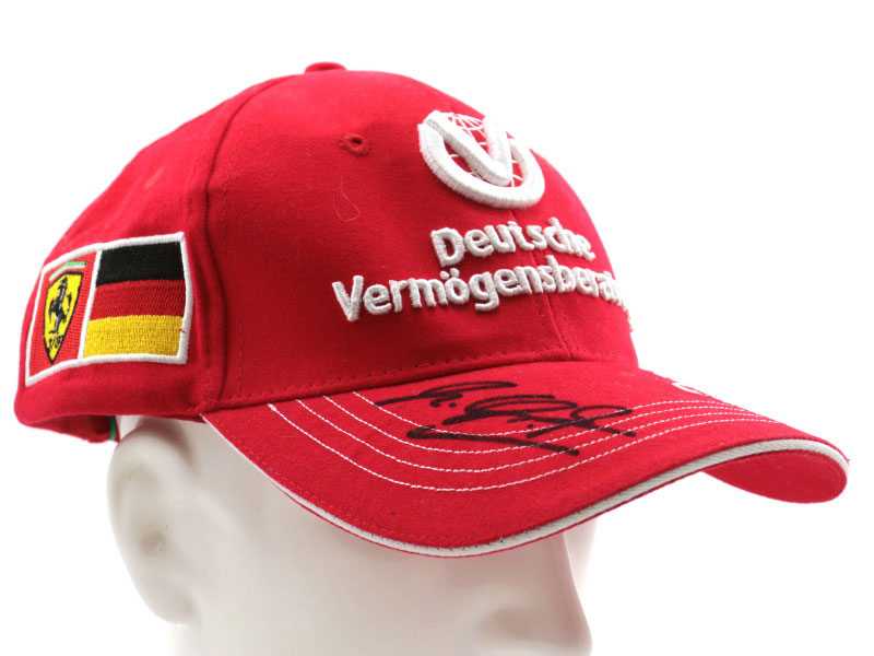 Lot 522 - A Signed Ferrari Baseball Cap