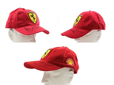 Lot 529 - Three Signed Formula One Baseball Caps