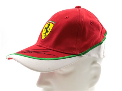 Lot 524 - A Signed Ferrari Baseball Cap
