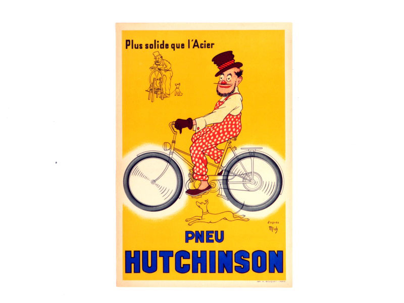 Lot 70 - A Rare 'Hutchinson Tyres' Advertising Poster