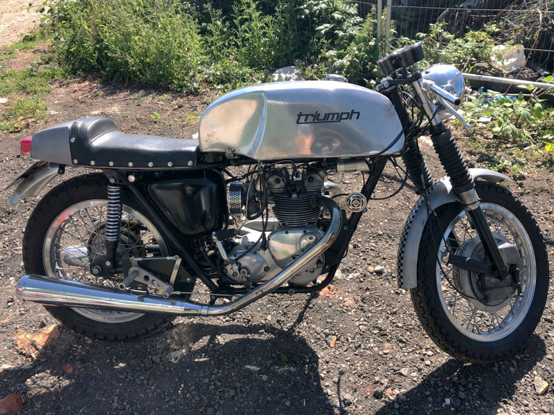 Lot 152 - 1958 Triumph T90 Tiger Cafe Racer