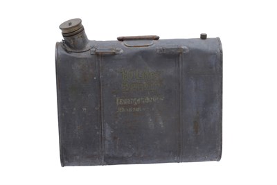 Lot 35 - An Unusual Metal Fuel Can