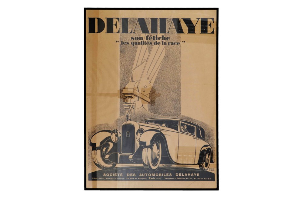 Lot 38 - A Reproduction Delehaye Advertising Poster
