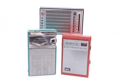 Lot 74 - Three Vintage Transistor Radios