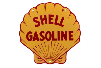 Lot 221 - A Shell Enamel Sign