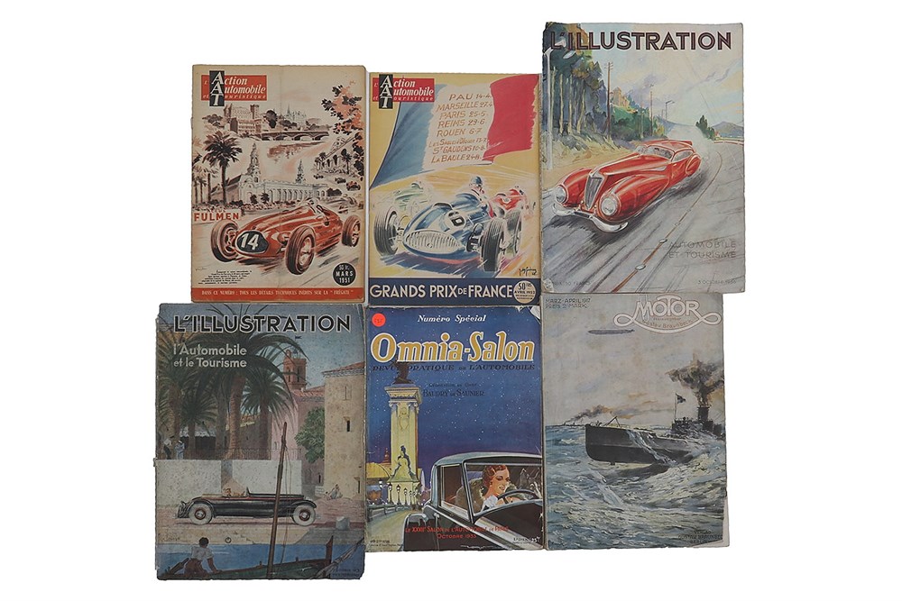 Lot 114 - Six Early Motoring Magazines