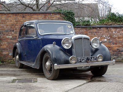 Lot 1 - 1938 Daimler 15hp 'Ritz' Saloon