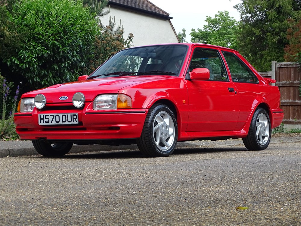 Lot 22 1990 Ford Escort Rs 1600 Turbo Lot 22 1990 Ford Escort Rs 1600 Turbo