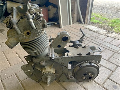 Lot 6 - 1935 AJS Model 6 Engine & Gearbox