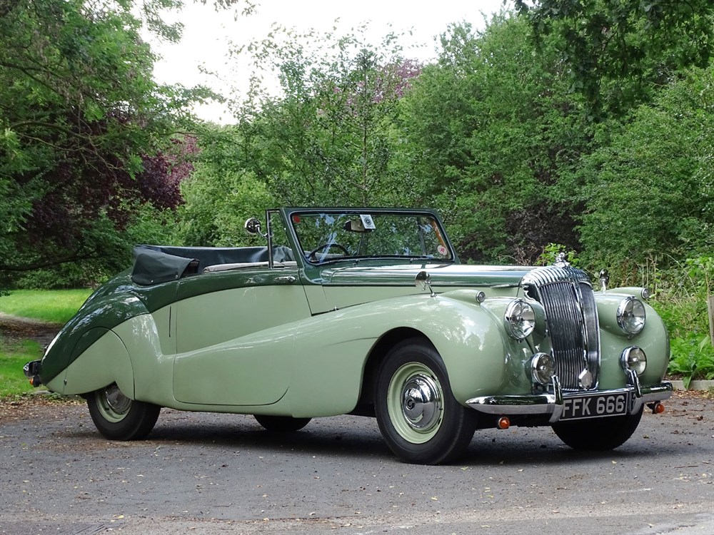 Lot 38 - 1952 Daimler DB18 Special Sports Drophead Coupe