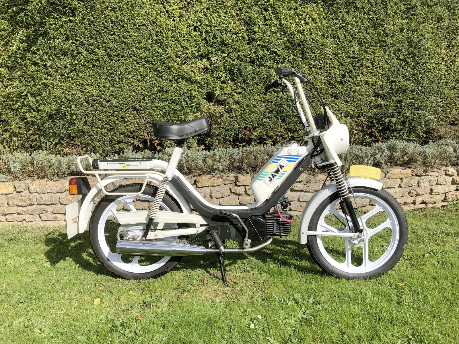 70 s JAWA Vintage Moped, Blue , Great Working Condition Made In  Czechoslovakia